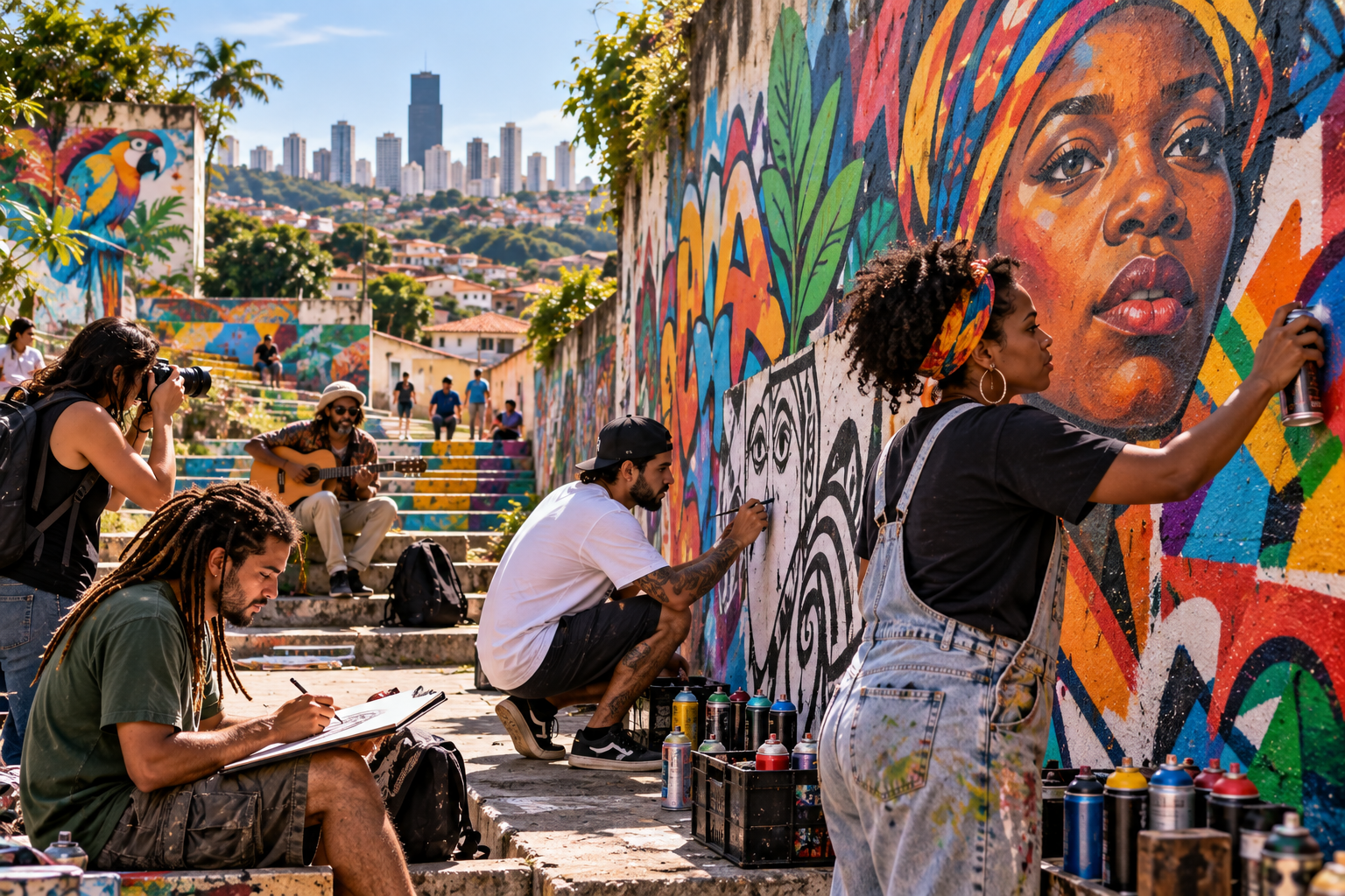 Arte visual em espaço urbano