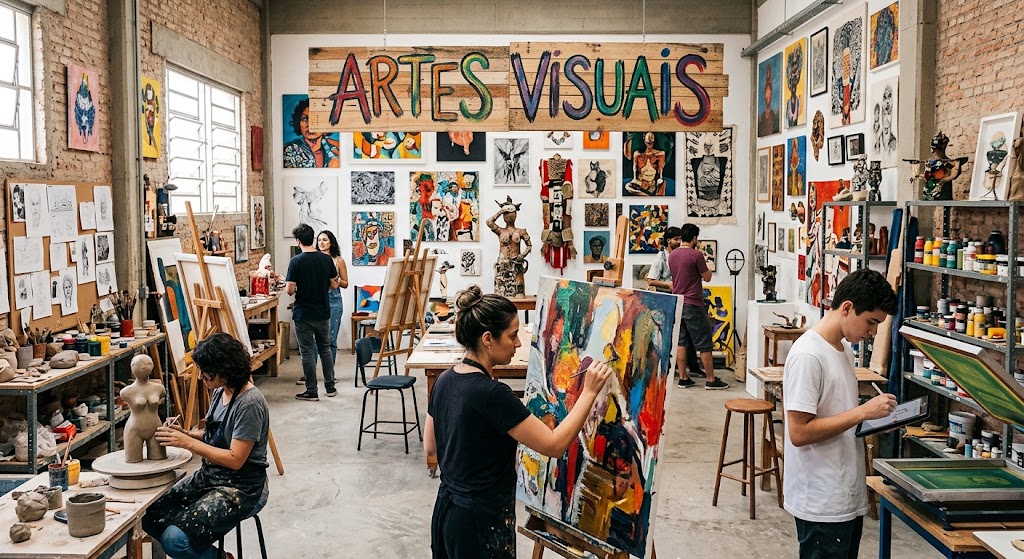Diferentes formas de artes visuais
